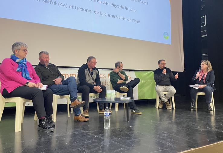 La table ronde était animée par Valérie Dahm. La journaliste a demandé à Benoît Gautier de la conclure.