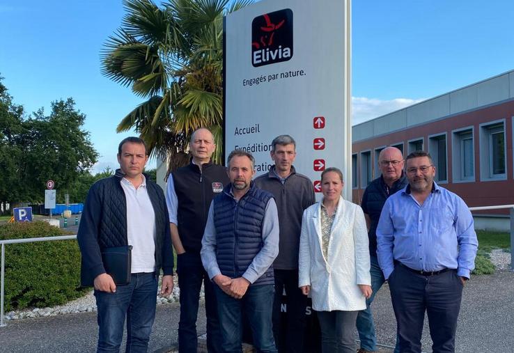 La section viande bovine de la FDSEA a rencontré les représentants d'Elivia le jeudi 7 mai.